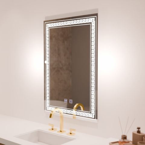 Oglinzi LED Premium - Oglinda LED 60x80cm cu touch, dezaburire si lumina dimabila