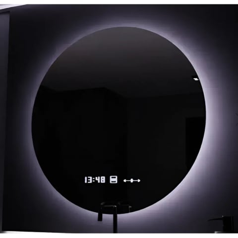Oglinzi LED/Smart - Oglinda LED Rotunda, 70cm, Isolda, Touch