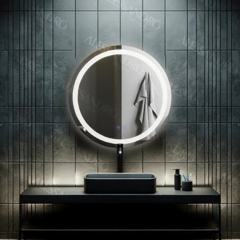 Oglinzi LED Dezaburire - Oglinda LED Touch Gallare Sistem Dezaburire 60x60cm Colectia Korman Technik