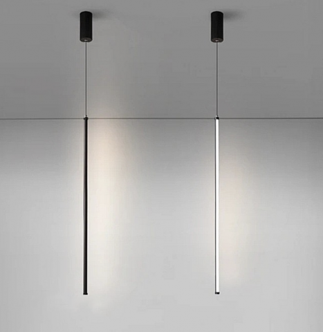 Lustre LED Suspendate - Pendul Pluto, 6W, Lumina Rece/Calda/Neutra, Negru