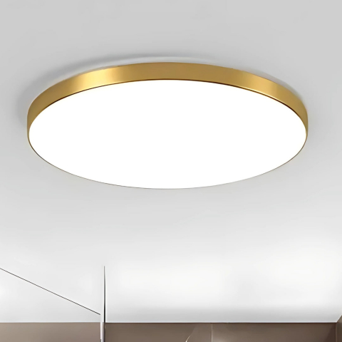 Plafoniera LED SOLIS 37cm 33W Lumina Neutra Auriu [1]