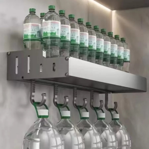 Accesorii Bucătărie - Suport Accesorii 49cm Aluminiu Gri Inchis