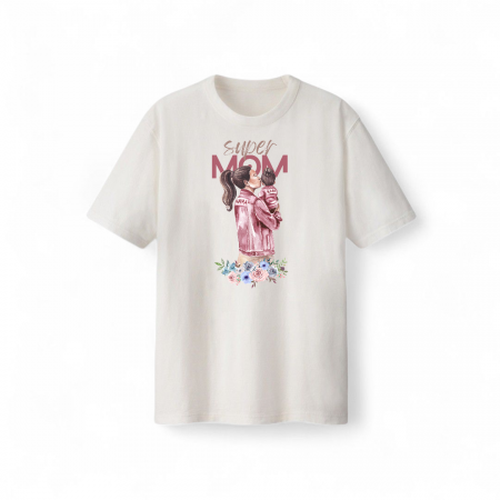 Tricouri pentru ea - Tricou " Super Mom "