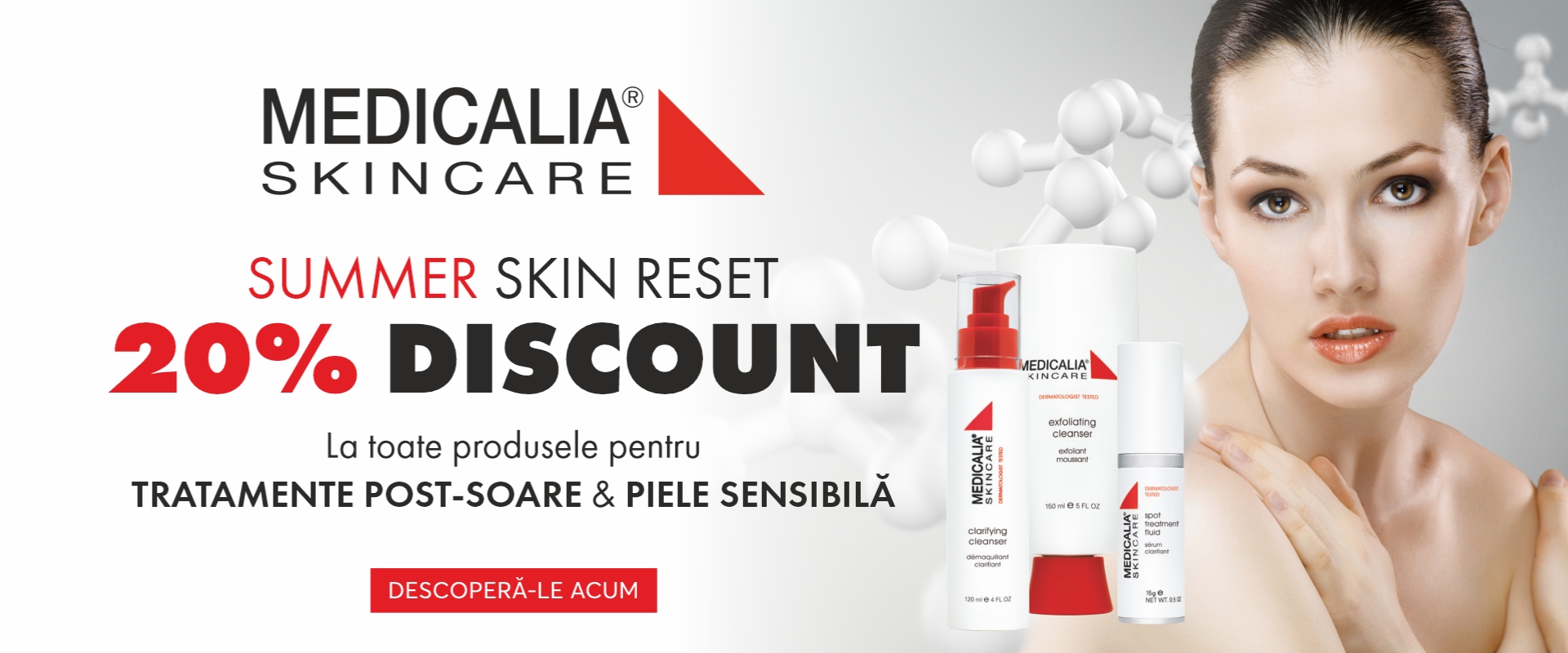Summer Skin Reset – Reduceri pentru piele sensibilă și tratamente post-soare