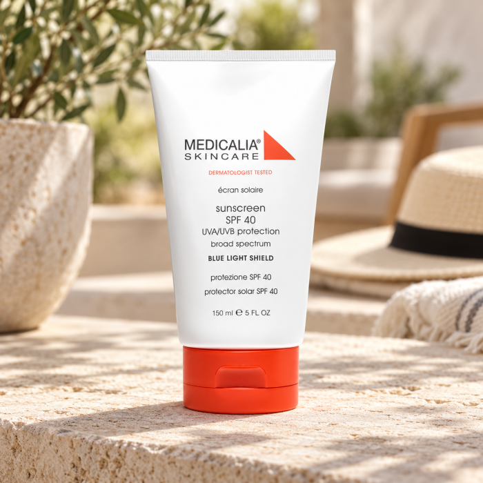 Cremă cu protecție solară Medicalia Sunscreen SPF 40 UVA/UVB + Blue Light Shield, 150 ml [2]