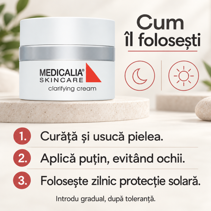 Cremă facială pentru imperfecțiuni Medicalia Clarifying Cream, 50 g [5]