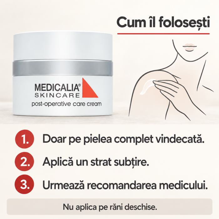 Cremă reparatoare post-procedură Medicalia Post-Operative Care Cream, 50 g [5]
