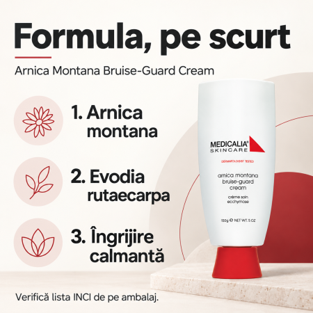 Cremă pentru corp și față Medicalia Arnica Montana Bruise-Guard Cream, 150 ml [3]