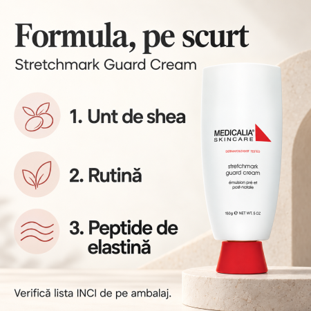 Cremă pentru vergeturi Medicalia Stretchmark Guard Cream, 150 g [3]