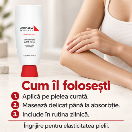 Cremă pentru vergeturi Medicalia Stretchmark Guard Cream, 150 g [4]