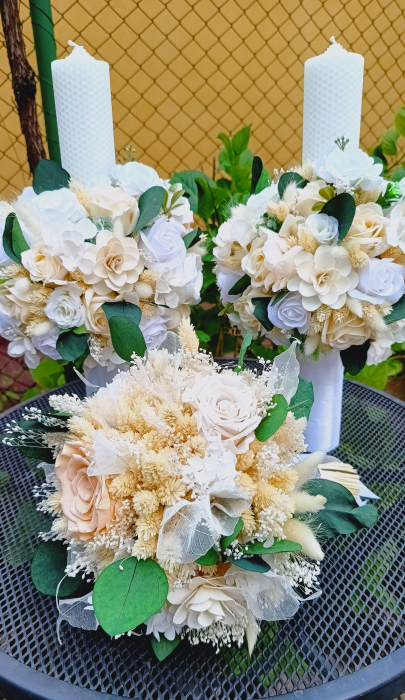 Lumanari cununie White dream [2]