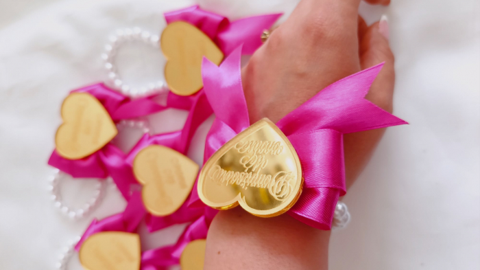 Bratara din perle Bow - Golden [3]