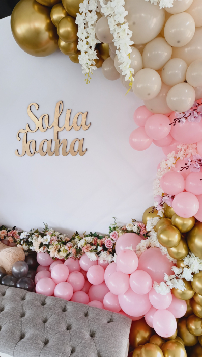 Decor din baloane botez Arad [3]