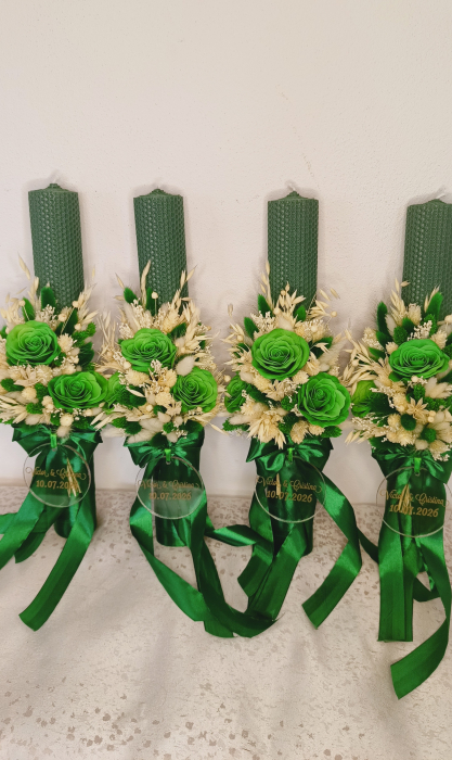 Lumânări fagure Verde Imperial [6]