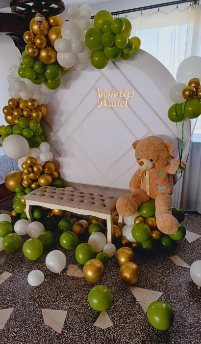 Decor din baloane botez Arad [3]