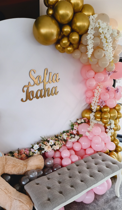 Decor din baloane botez Arad [2]