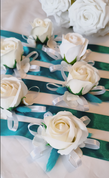 Bratari White & Turquoise [2]