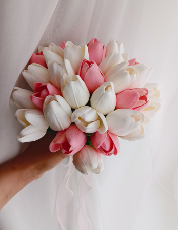 Buchet cununie Pink Tullip [2]