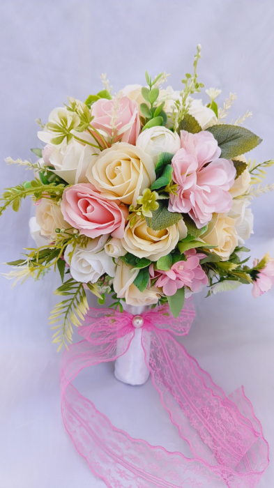 Buchet de mireasa Light Pink dream [2]