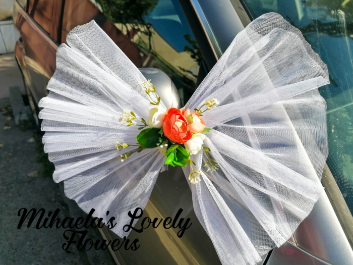 Fundite mari pentru oglinzi Big flower bow [3]