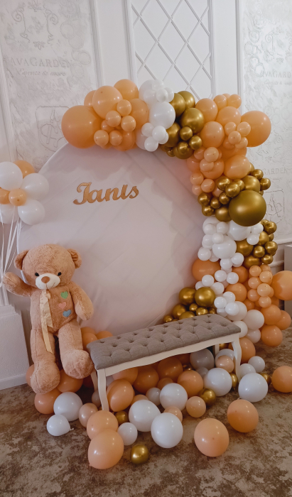 Decor din baloane botez Arad [2]