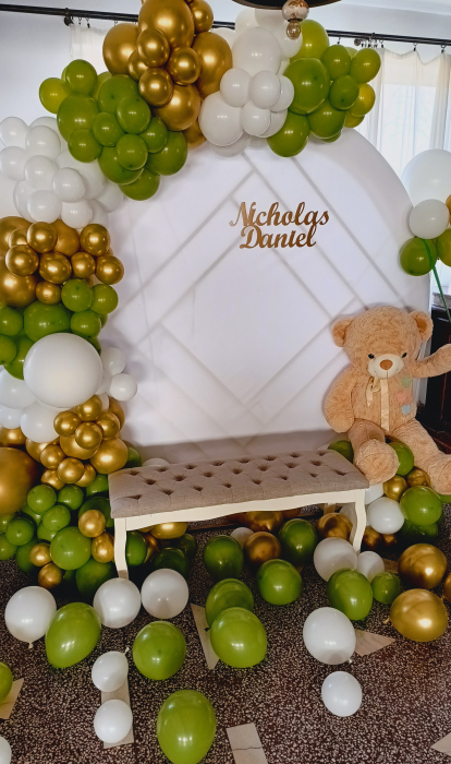 Decor din baloane botez Arad [2]