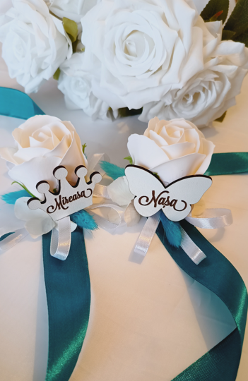 Bratari White & Turquoise [3]
