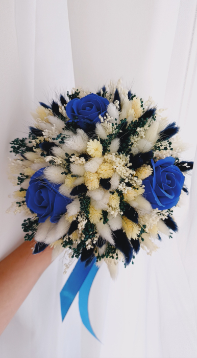 Buchet de cununie de mireasa/nașa Small Roses [12]
