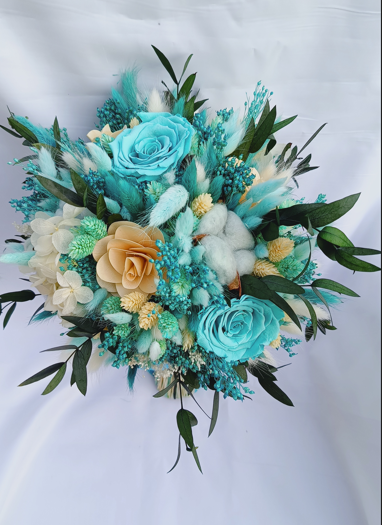 Buchet de mireasa Crio Turquoise [3]