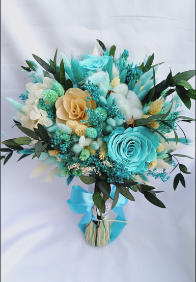 Buchet de mireasa Crio Turquoise [2]