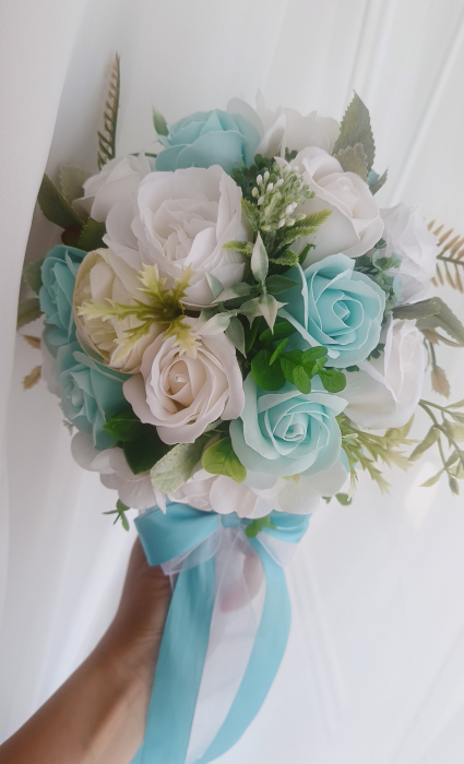 Buchet de mireasa Light blue [5]