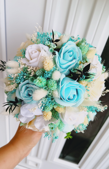 Buchet de mireasa/nasa Light Turquoise [2]