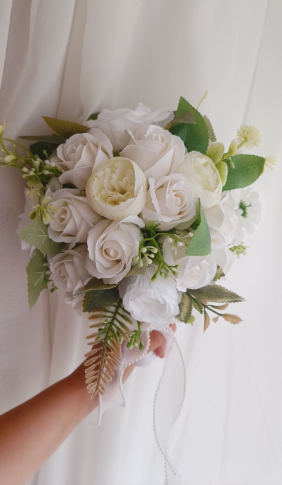 Buchet de mireasa/nașa White [3]