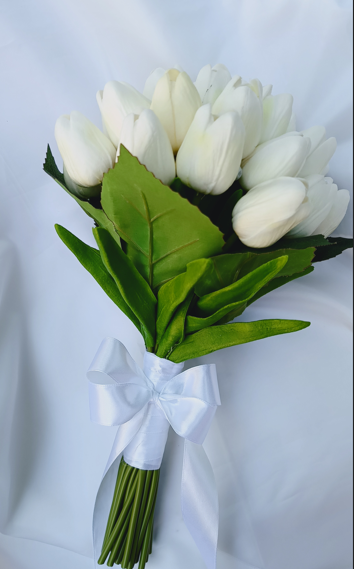 Buchet de mireasa White Tullip [3]