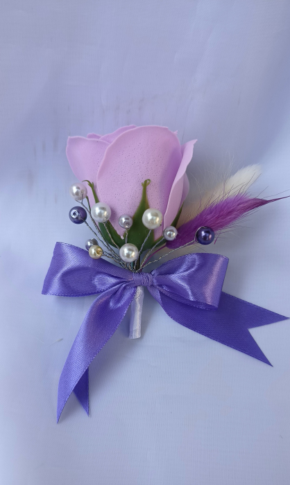 Flori de pus in piept Rose Elegant with Pearls [9]