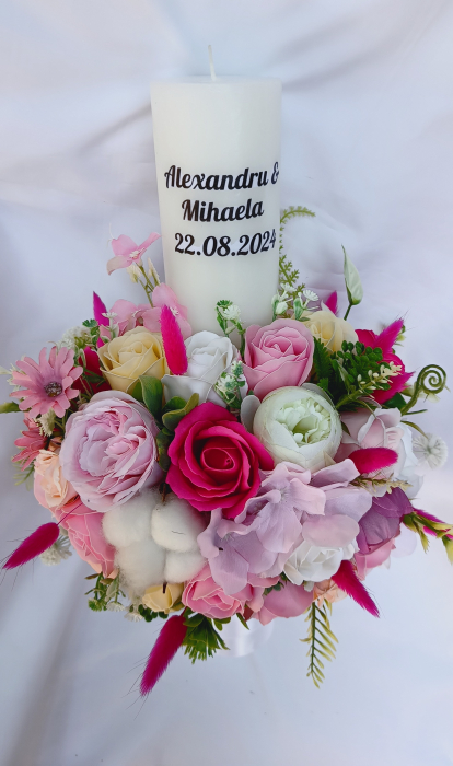 Lumanari cununie Pink dream [2]