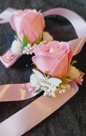 Evenimente - Bratara Rose Pink personalizata