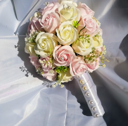 Buchet de mireasa/nasa - Buchet de mireasa Light Pink