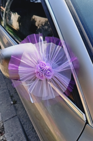 Produse - Fundite pentru oglinzi Purple/White - 3 purple roses