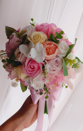 Buchet de mireasa/nașa Light Pink [1]