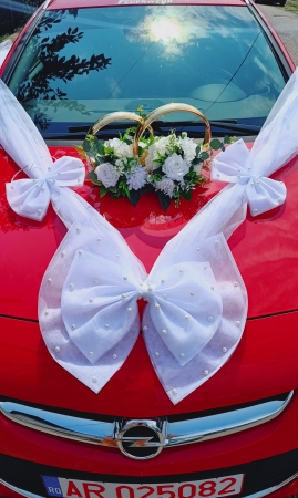 Aranjament mașină magnetic și Fundiță cu perle [2]