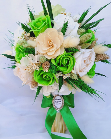 Produse - Buchet de mireasa Green Imperial