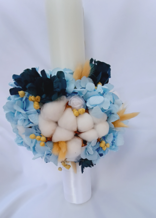 Lumanare botez Crio Baby Blue [2]