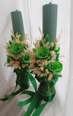 Produse - Lumânări fagure Verde Imperial