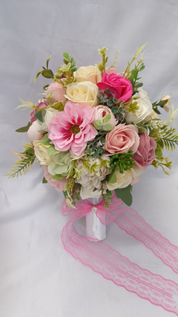 Buchet de mireasa/nasa - Buchet de mireasa Pink dream