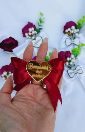 Evenimente - Bratara din perle Bow Bordo