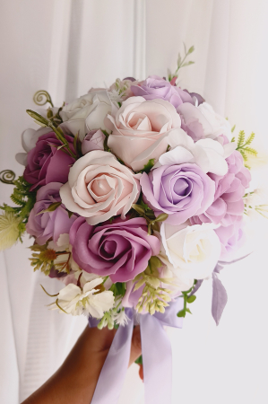 Buchet de mireasa/nasa - Buchet de mireasa/nașa Light Purple