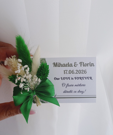 Marturii - Mărturii magnetice Buchețel din plante uscate