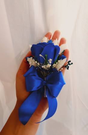 Floare de pus in piept Royal Blue [1]