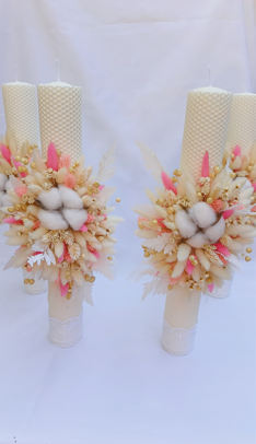 Lumanari cununie - Lumanari cununie Fagure Light Pink
